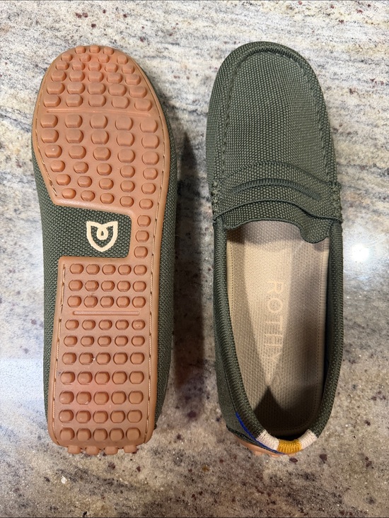 Rothy's Shoes - Rothy's Olive Green Women's Daily Driving Loafers